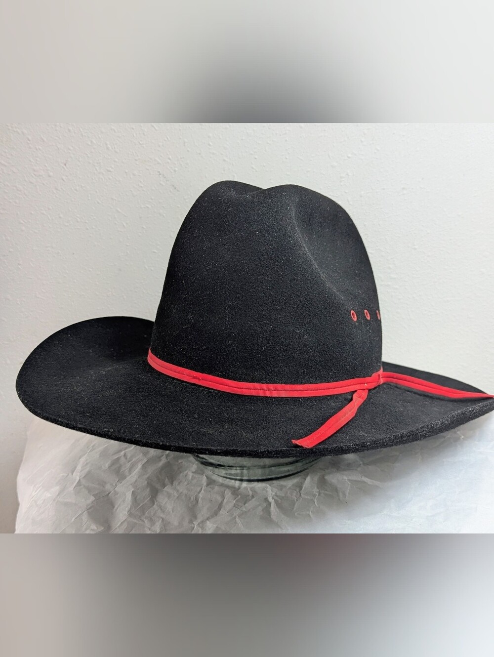 Quarter Horse Silver Spur 100% Wool Hat Size 7